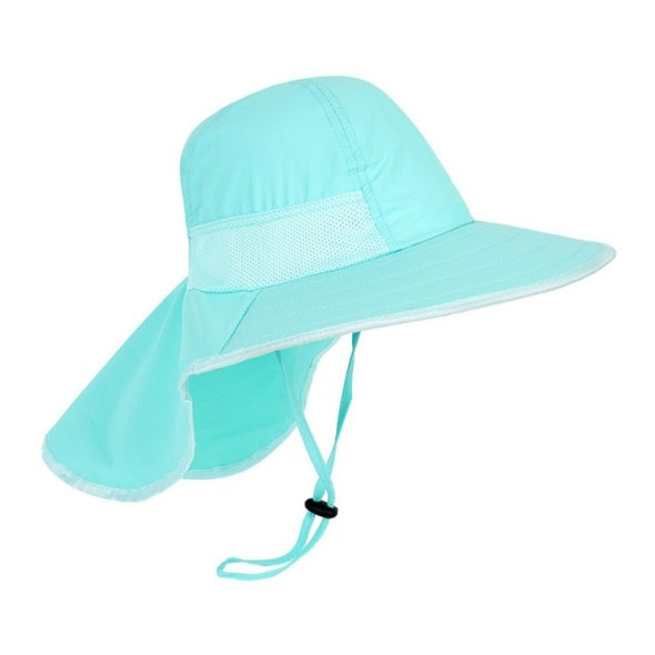 Wide Brim Children Sun Hat Kids Bucket Cap