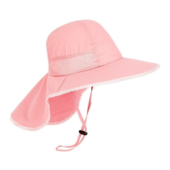 Wide Brim Children Sun Hat Kids Bucket Cap