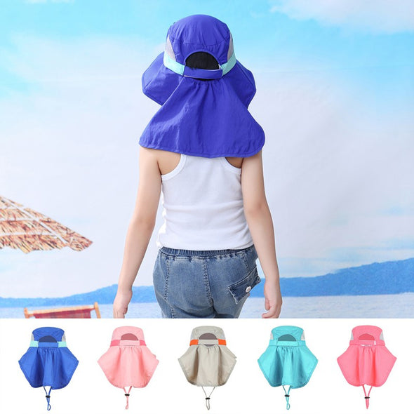 SPF 50+ Wide Brim Children Sun Hat