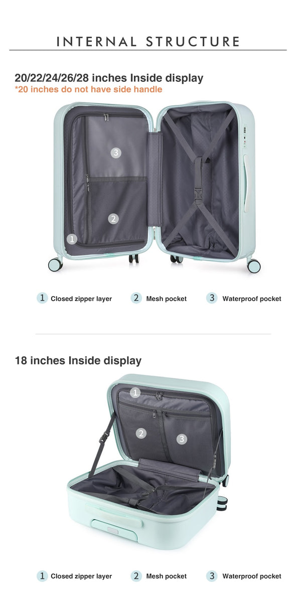 Wheeled Travel Suitcase